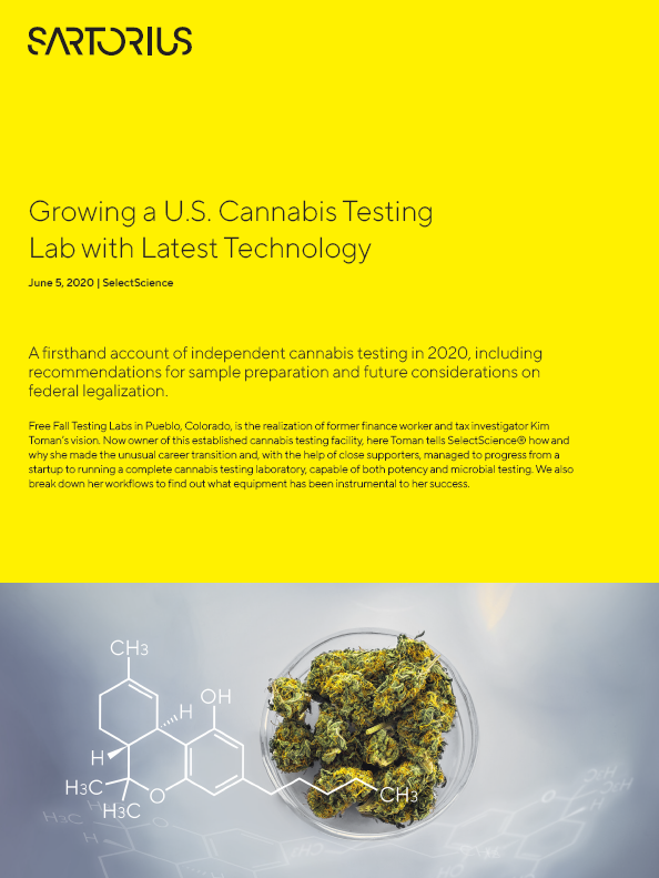 Primjer američkog laboratorija za ispitivanje Cannabis sative - Sartorius Libra Elektronik