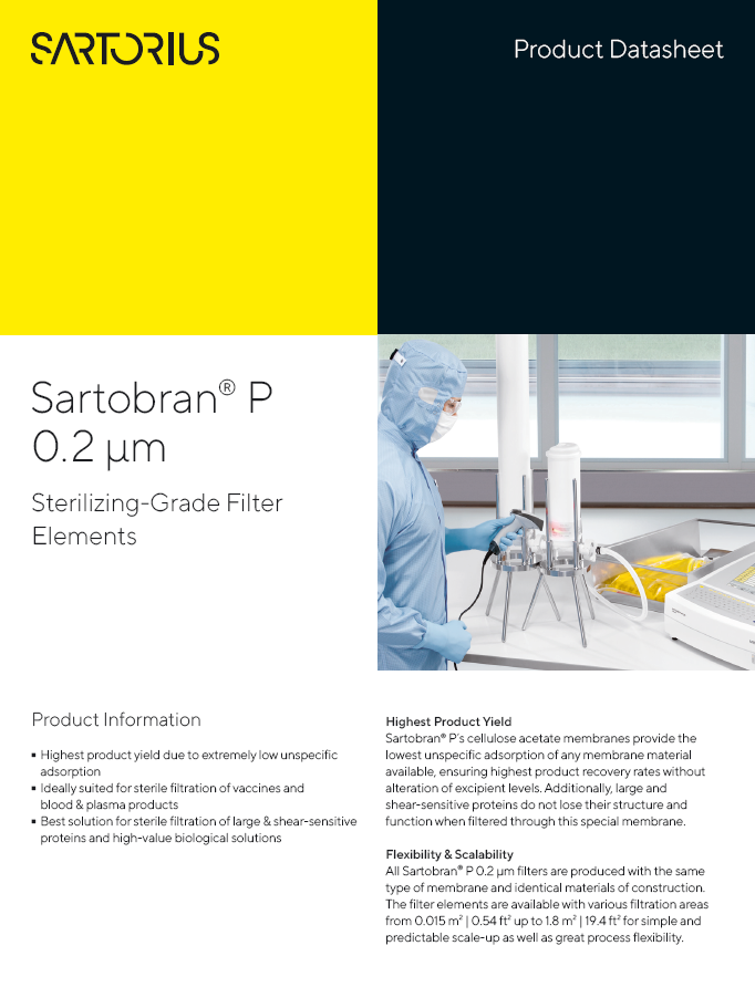 Sartobran® P filteri za sterilnu filtraciju - Sartorius Libra Elektronik