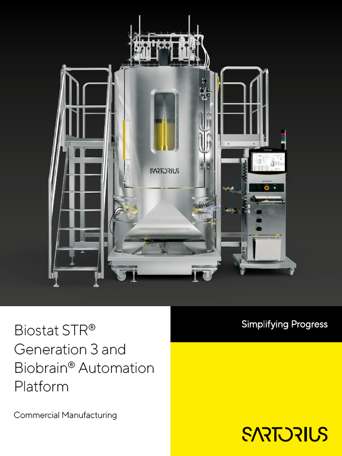 Komercijalna proizvodnja: Biostat STR® Generation 3 s Biobrain® automatiziranom platformom - Sartorius Libra Elektronik