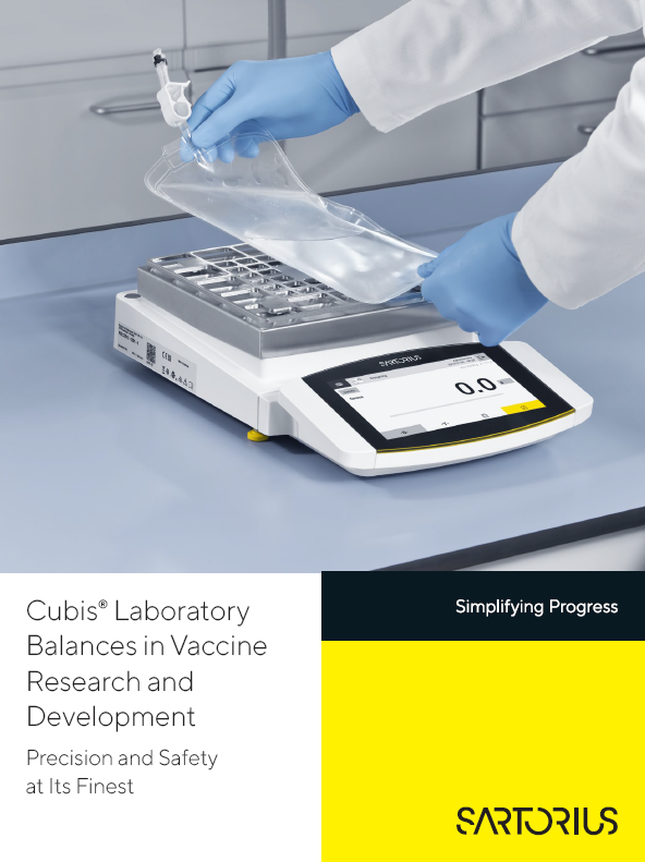 Cubis® laboratorijske vage za istraživanje i razvoj cjepiva - Sartorius Libra Elektronik